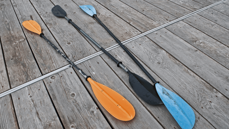 Kayak Paddle Size Chart